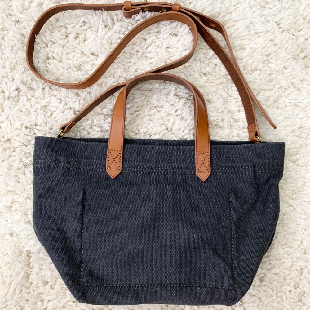 •NEW• Madewell Canvas Small Zip Tote